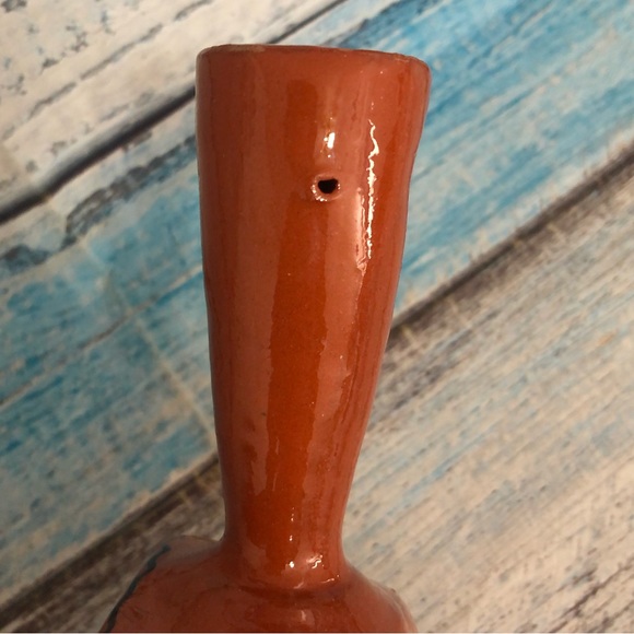 ⚡️⚡️Home Ceramic Bowl Pan with Handle Wall Decor Red Floral Print - Picture 6 of 7